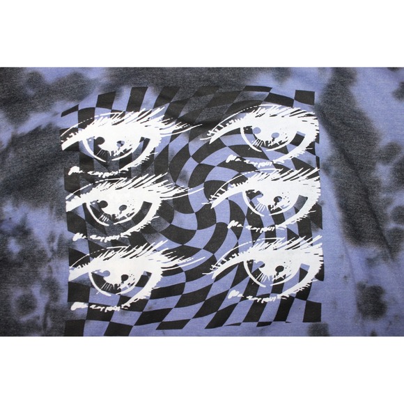 Neon Riot Tie Dye Hoodie | Visions Graphic Pullover Sweatshirt | Small - Picture 4 of 8